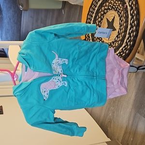 Carters hoodie and onsie set